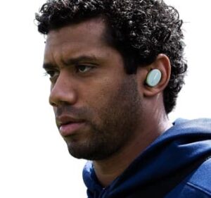 Bose Sport earbuds look on ears