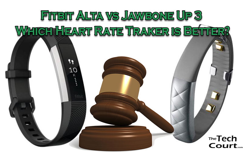 Fitbit Alta vs Jawbone Up 3