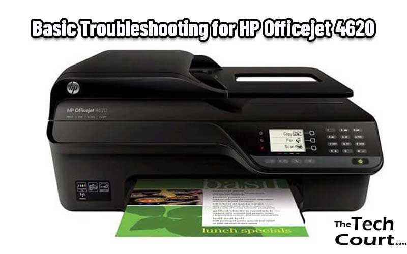 HP Officejet 4620 Troubleshoot