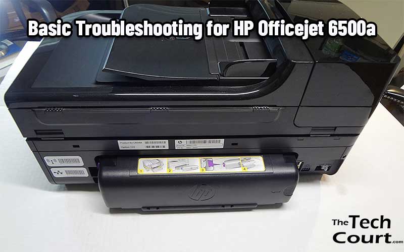 HP Officejet 6500a Troubleshoot