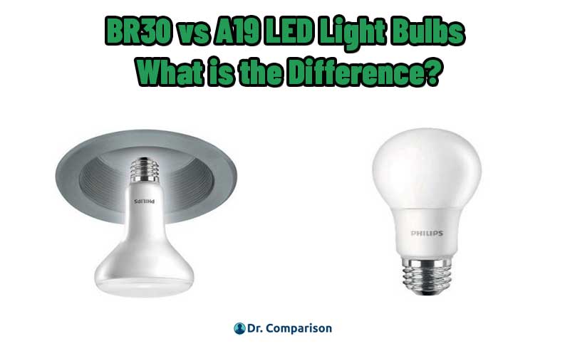 BR30 vs A19 LED Light Bulbs